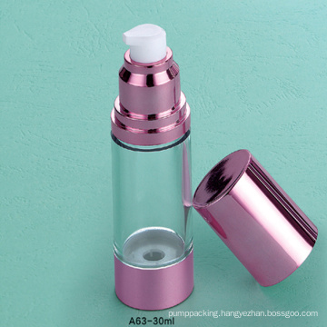A63 30ml 50ml Factory Sale High Quality Customized Cosmetic Airless Pump  Lotion Bottle